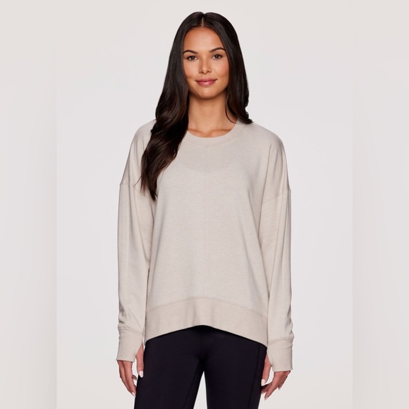 RBX Sunrise French Terry Sweatshirt brown L nwt - Picture 9 of 9